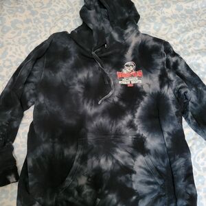 Black and Gray Tie-Dye Hoodie- Hollywood Horror Night (Universal)